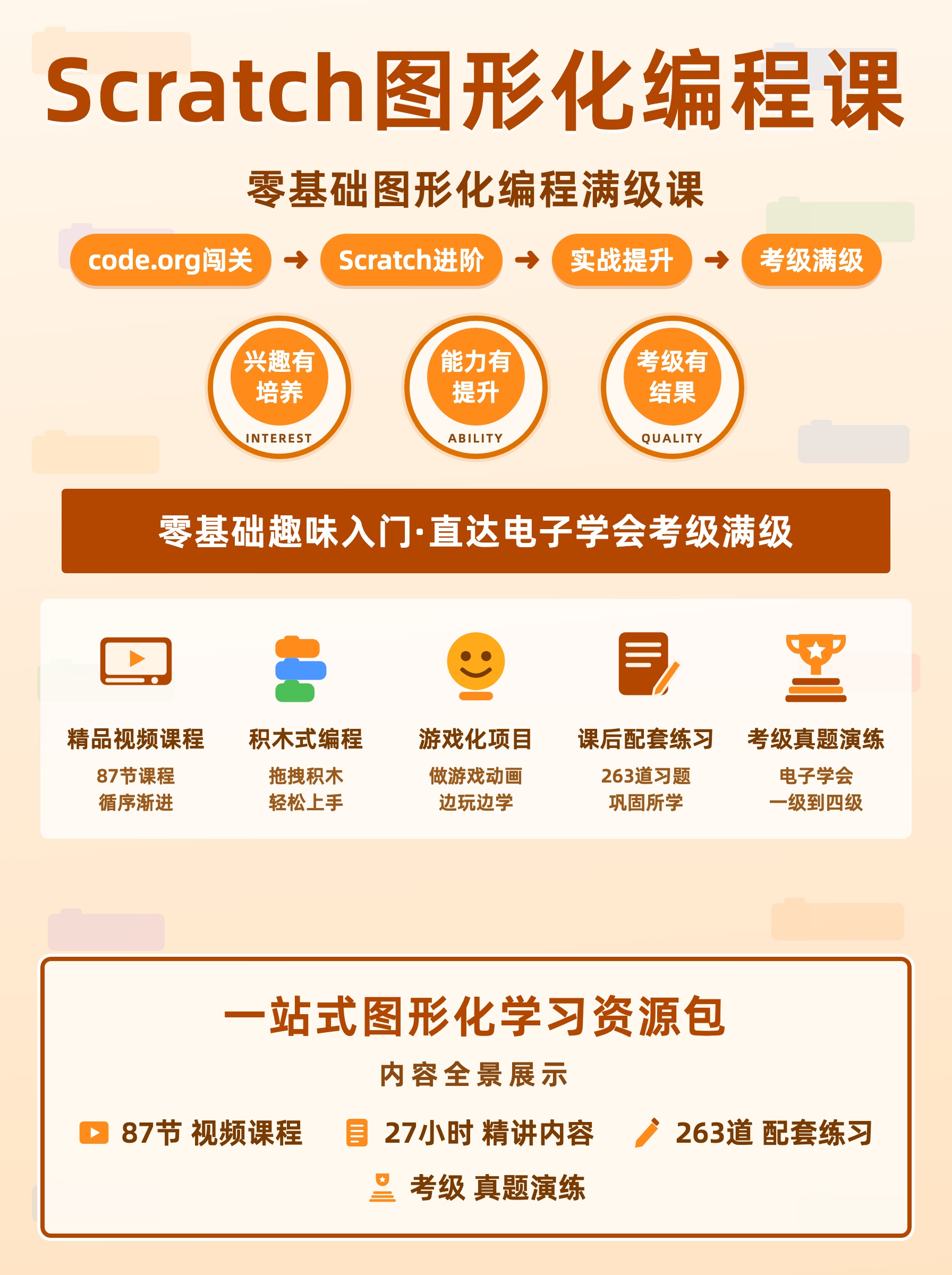 Scratch图形化编程课